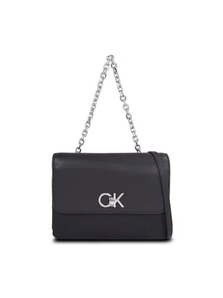 Jacquard táska Calvin Klein fekete