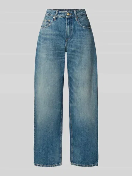 Jeansy o kroju regular fit typu barrel z czystej bawełny model QUINN' Tommy Hilfiger niebieskie