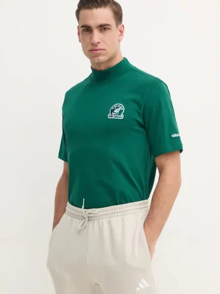 Adidas Originals tricou GRFX TEE bărbați uni verde