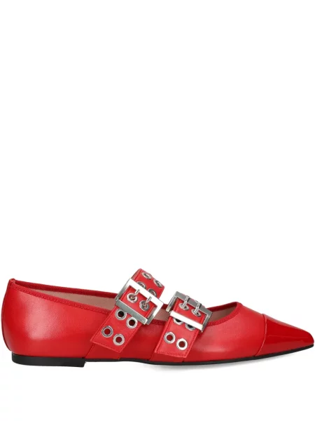 Balerini Pretty Ballerinas cu cataramă roșu