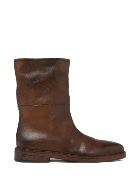 Botine Marsell din piele maro