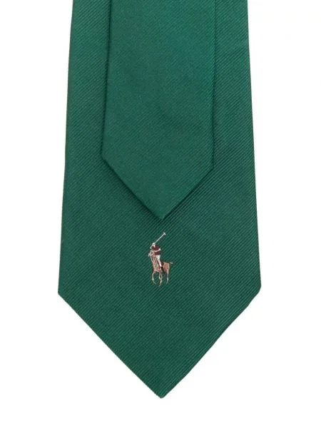 Pledas raštuotas drobė kaklaraištis Polo Ralph Lauren mėlyna