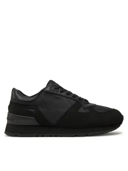 Sneakersy z detalami z logo model ‘TRESA’ Guess czarne