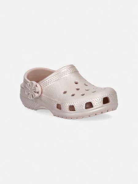Crocs pantofle CLASSIC PEARL SHINE CLOG T růžové