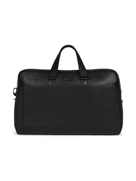 Torebka Piquadro skórzana czarna