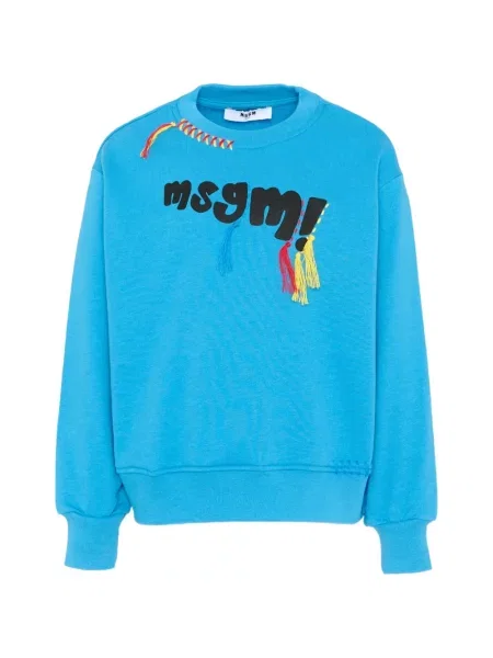Bluza dziecięca Msgm niebieska