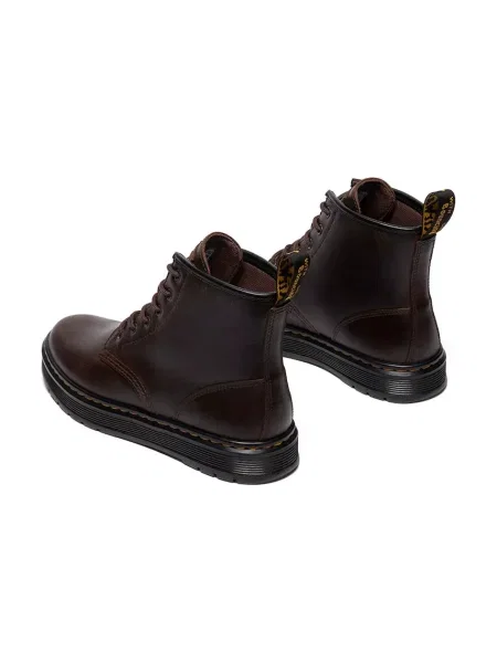 Dr. Martens buty wysokie skórzane Brookline Chukka brązowe