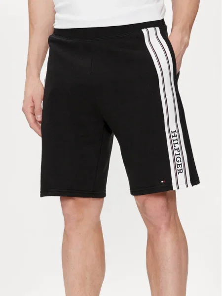Krátke šortky Tommy Hilfiger čierna