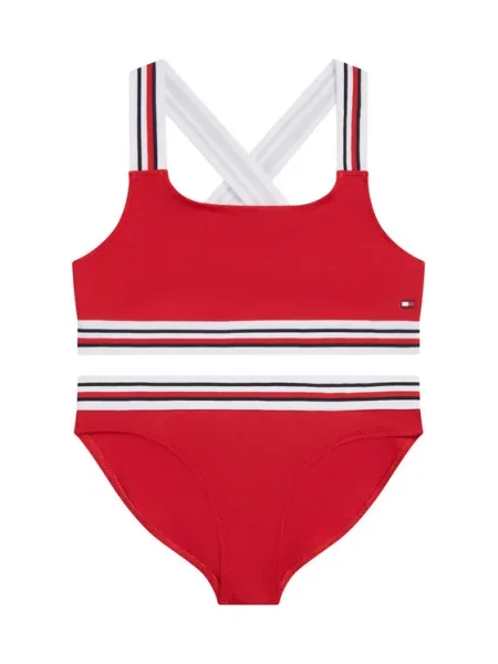 Tommy Hilfiger Strój kąpielowy czerwony