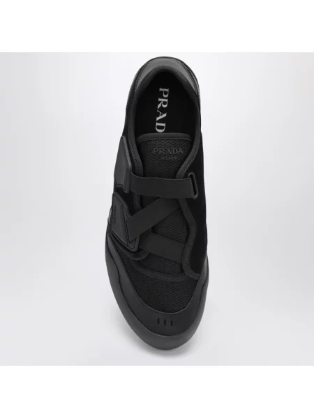 Sneakersy Prada skórzane czarne