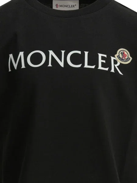 Dětské tričko Moncler Enfant černé