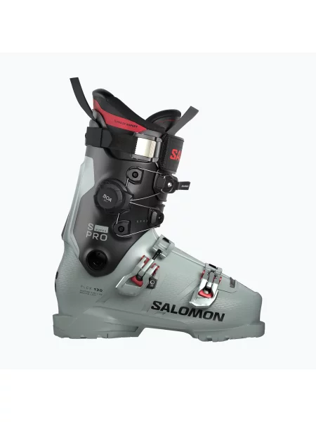Чоботи лижні Salomon S/Pro Supra Boa wrought iron/black/samba met. чорні