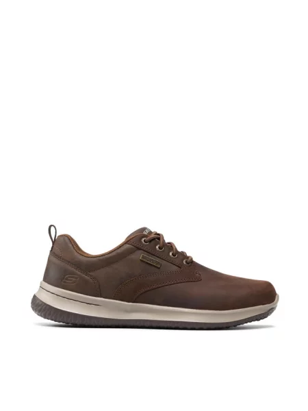 Półbuty Skechers brązowe