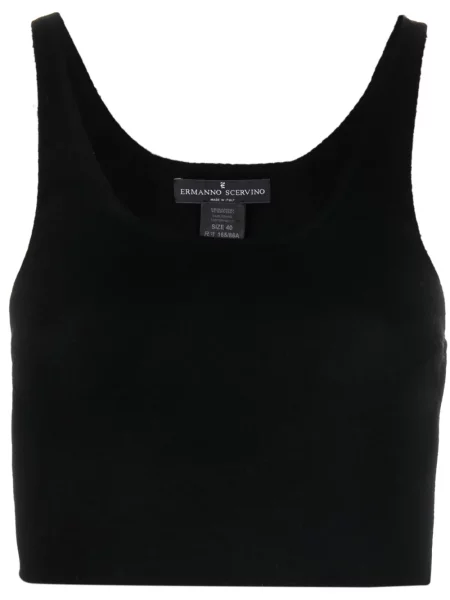 Cropp top Ermanno Scervino de lână negru