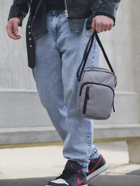 Сумка через плечо Without серая