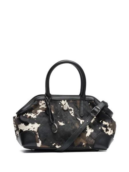 Geantă shopper Ash cu imagine negru