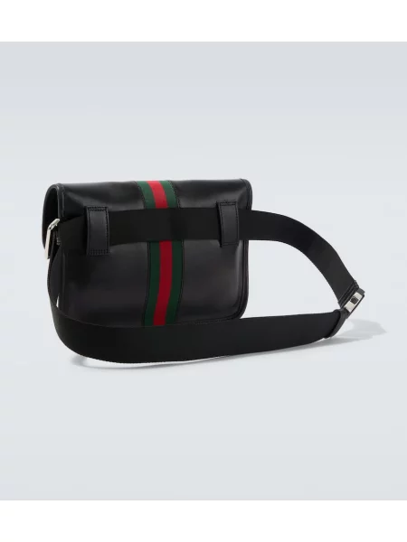 Curea Gucci din piele mini negru