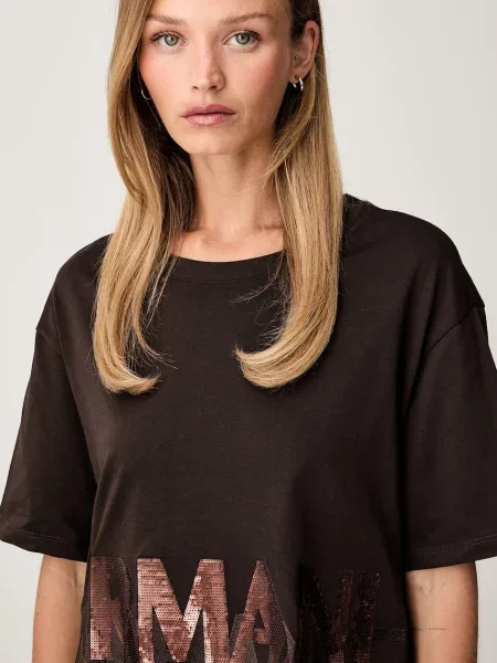 Armani Exchange női póló barna