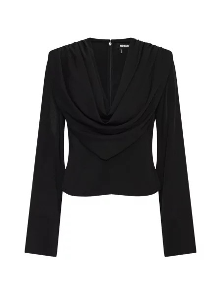 Bluză Rotate Birger Christensen drapată negru