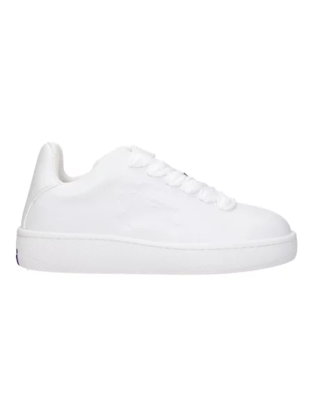 Sneakersy Burberry skórzane białe