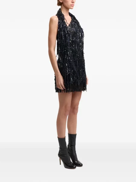 Rochie mini 16arlington cu paiete negru