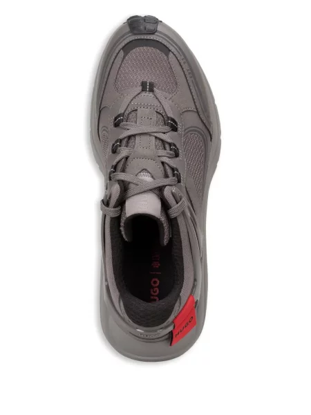 Fűzős csipkés sneaker Hugo szürke