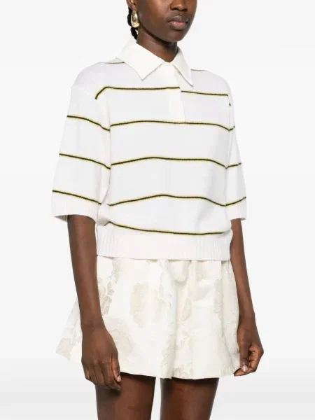 Polo Dorothee Schumacher cu dungi alb