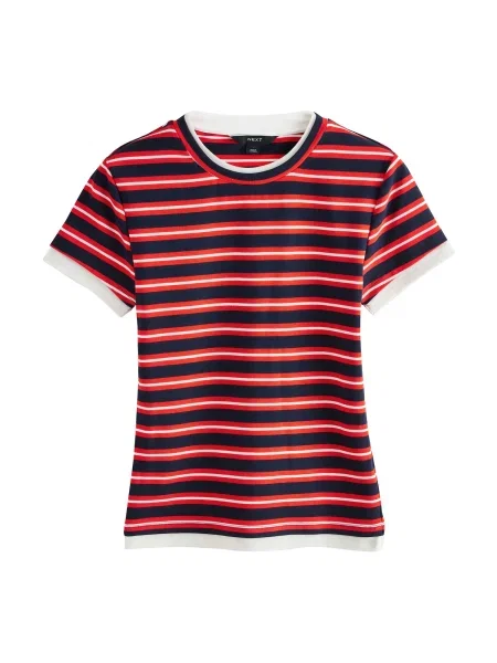 Next Tricou bleumarin / roșu alb