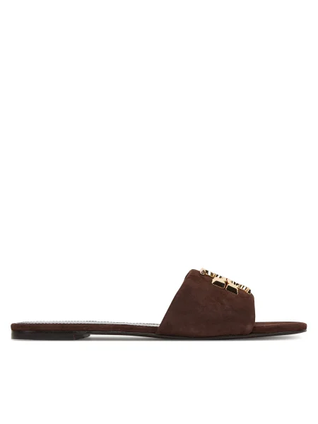 Šľapky Tory Burch Eleanor Slide hnedá