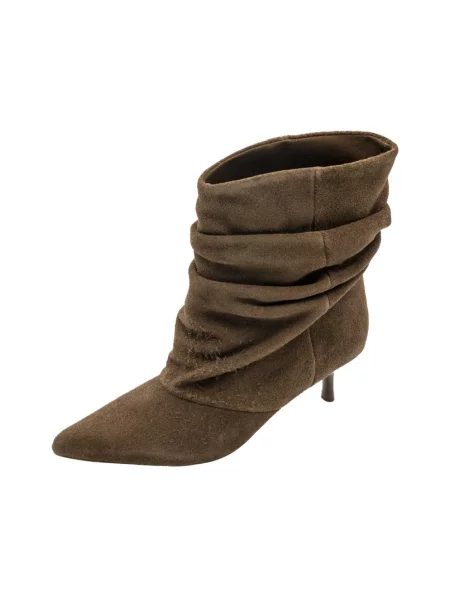 Botki Steve Madden zamszowe brązowe