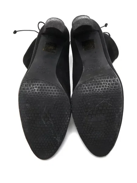 Botine Stuart Weitzman din piele de căprioară negru