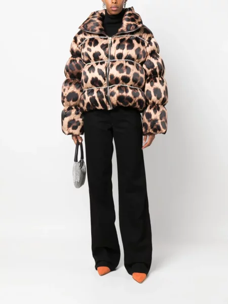 Raštuotas striukė Philipp Plein leopardinis