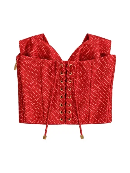 Top Elisabetta Franchi czerwony
