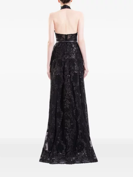 Rochie Saiid Kobeisy din dantelă negru