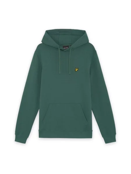 Bluza z kapturem Lyle & Scott z kapturem zielona