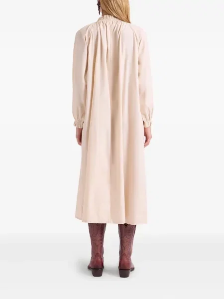 Rochie La Doublej cu broderie de costum