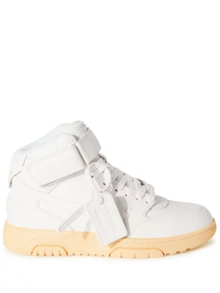 Sneakerși Off-white business alb