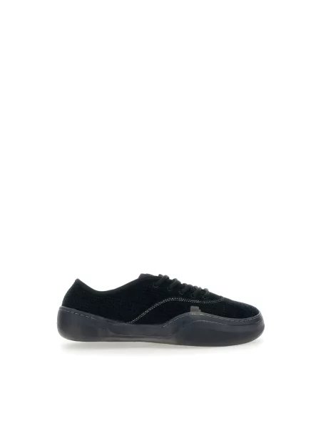 Sneakersy Erl z logo czarne