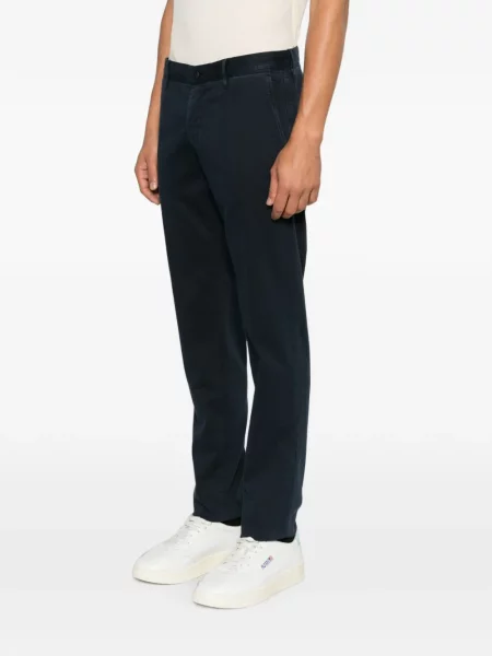 Cu centură pantaloni chino Incotex albastru