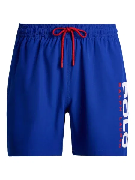 Tricou Polo Ralph Lauren din piele cu broderie în carouri maro