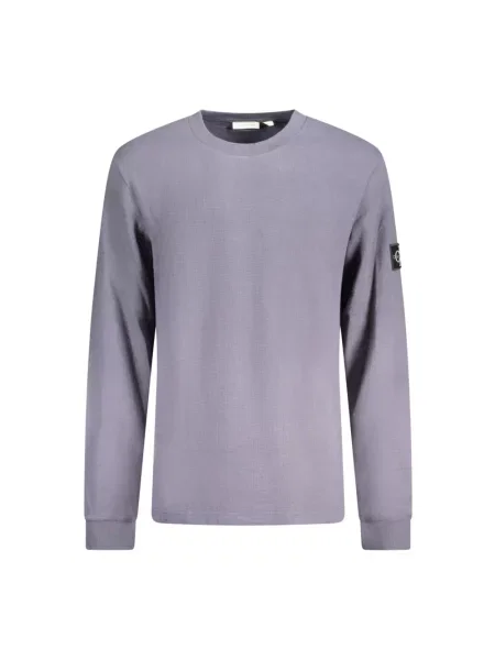 Sweter Calvin Klein Jeans z długim rękawem niebieski