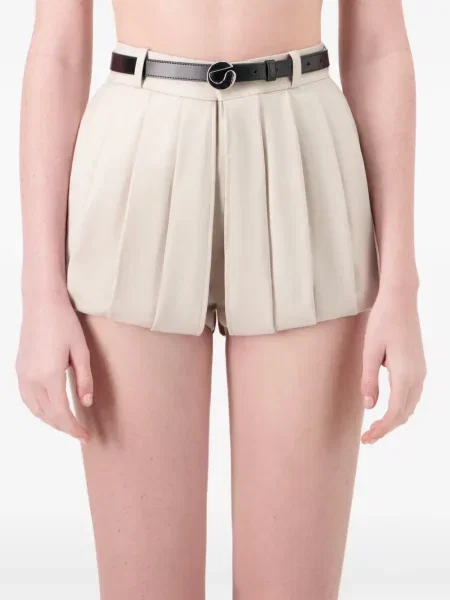 Pantaloni scurți Coperni de lână maro