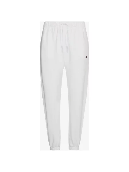 Długie spodnie Tommy Hilfiger Relaxed Ecru w kolorze białym M białe