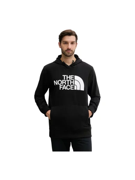 The North Face bluza Tekno z kapturem z nadrukiem czarny