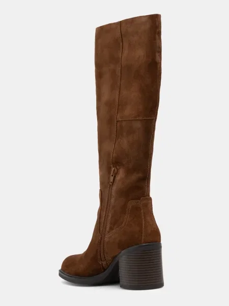 Vagabond Shoemakers csizma velúrból MERYL magassarkú barna