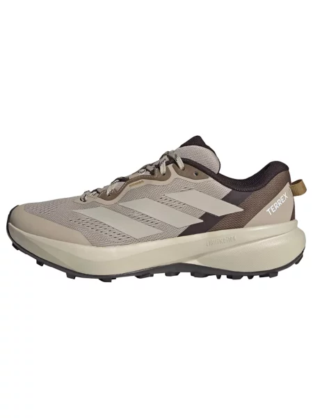ADIDAS TERREX Tenisice za trčanje Tracefinder Plus / zeleno smeđa / siva / antracit siva bež