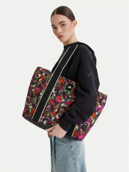 Torba adidas Farm Bowling czarno‑liliowa czarna