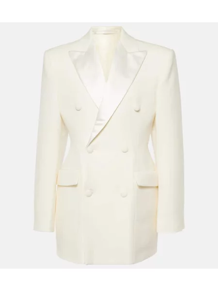 Sacou Wardrobe.nyc de lână alb