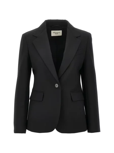 Sacou Weekend Max Mara de lână negru