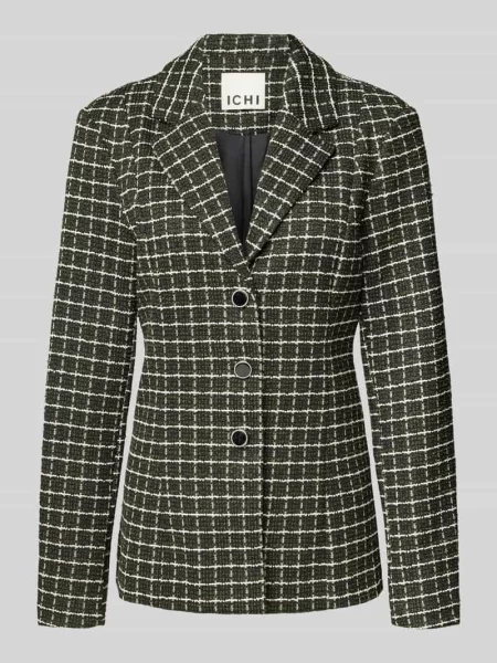 Żakiet o kroju slim fit z kołnierzem z połami model ‘KATE’ Ichi